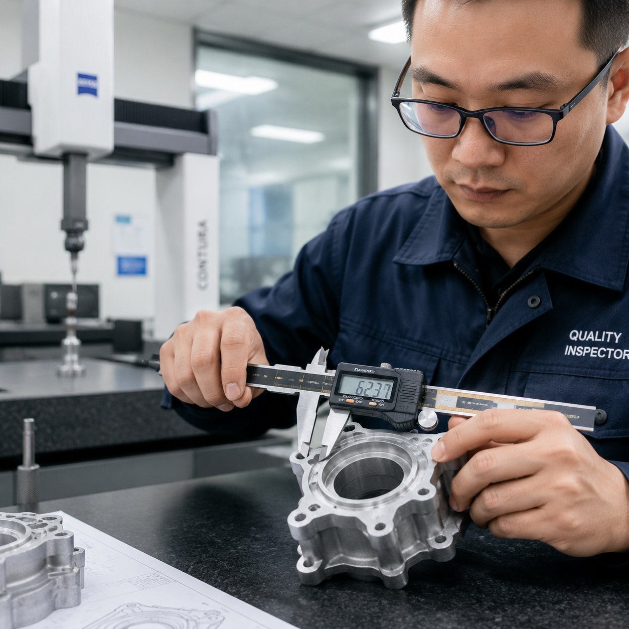 Quality inspection of aluminum die casting