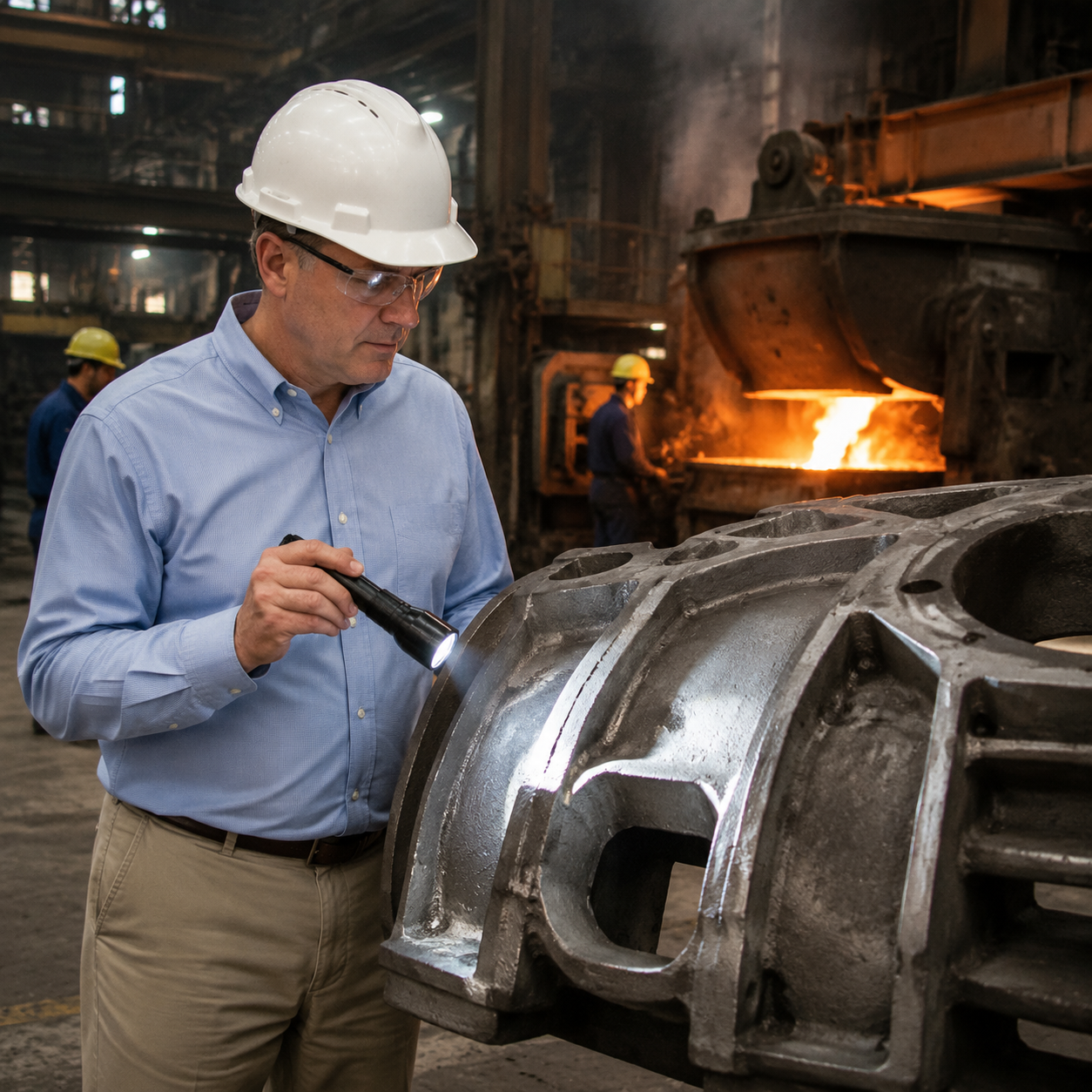 Foundry inspection in progress