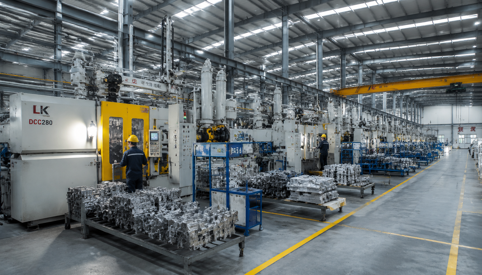 Aluminum die casting factory in Guangdong China