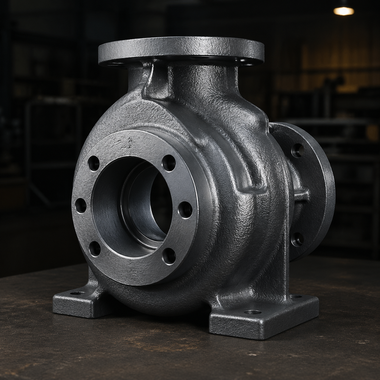 Custom pump body casting stainless steel